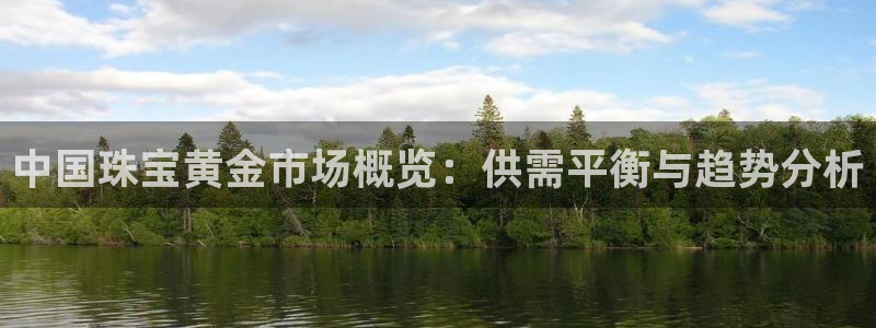 新宝5下载注册：中国珠宝黄金市场概览：供需平衡与趋势分析