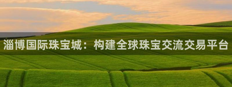 新宝5 注册：淄博国际珠宝城：构建全球珠宝交流交易平台