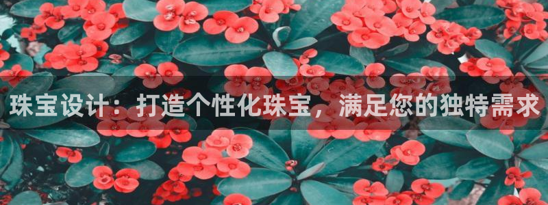 新宝5娱乐如：珠宝设计：打造个性化珠宝，满足您的独特需求