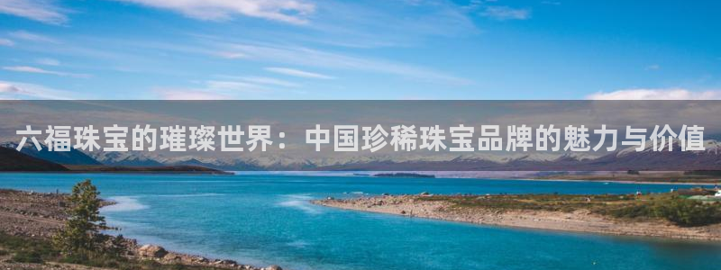 新宝5蒋74OOO5：六福珠宝的璀璨世界：中国珍稀珠宝品牌的魅力与价值