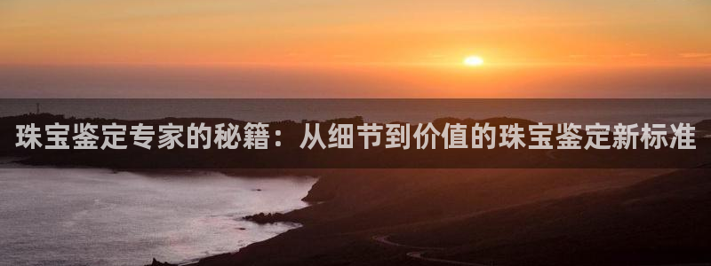 新宝5手机平台登陆：珠宝鉴定专家的秘籍：从细节到价值的珠宝鉴定新标准