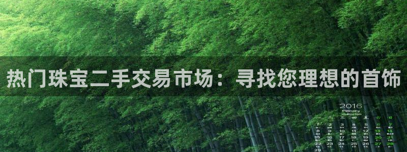 新宝5登录霸：热门珠宝二手交易市场：寻找您理想的首饰