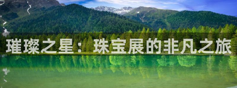 新宝5登录测速中心：璀璨之星：珠宝展的非凡之旅