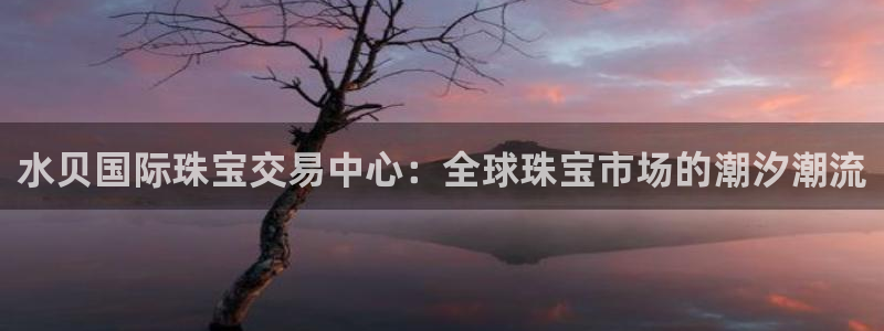新宝5测登录：水贝国际珠宝交易中心：全球珠宝市场的潮汐潮流
