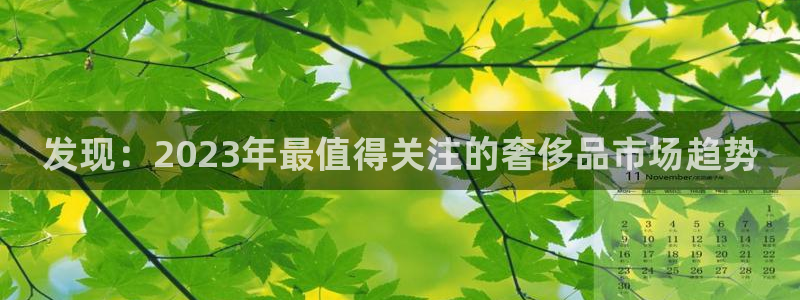 新宝5注册霸：发现：2023年最值得关注的奢侈品市场趋势